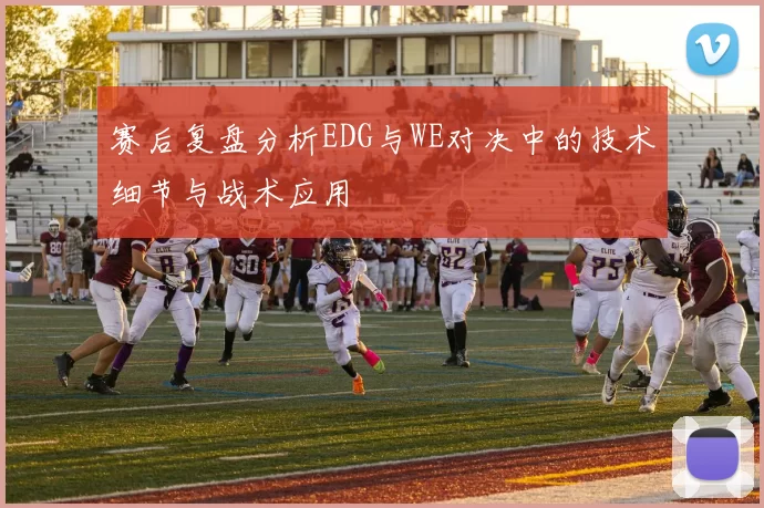 赛后复盘分析EDG与WE对决中的技术细节与战术应用