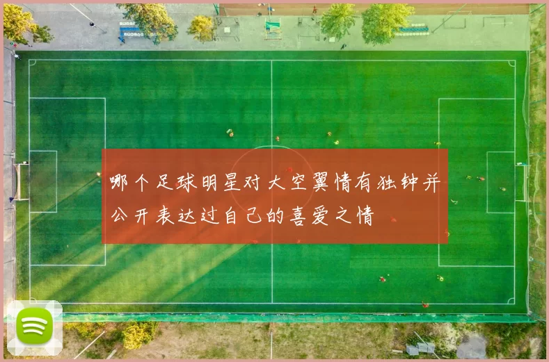 哪个足球明星对大空翼情有独钟并公开表达过自己的喜爱之情