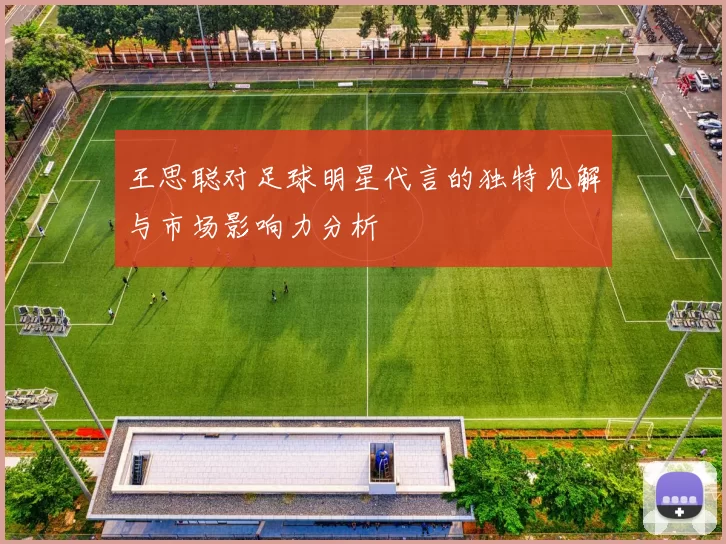 王思聪对足球明星代言的独特见解与市场影响力分析